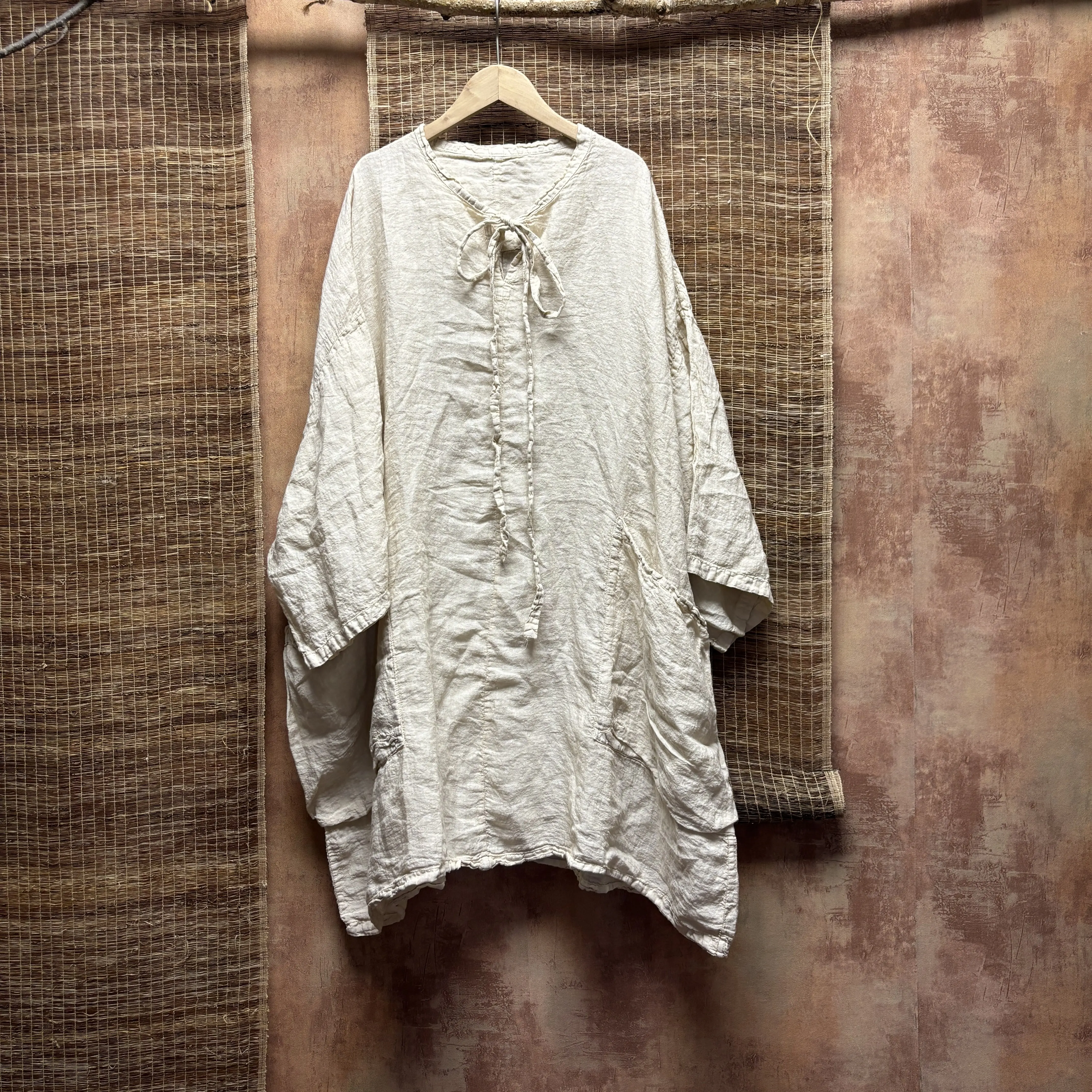 2026 Spring Summer New Arts Style Women 3/4 Sleeve Loose Casual Tshirt High Quality Cotton Linen Vintage Tshirt Femme Tops S187