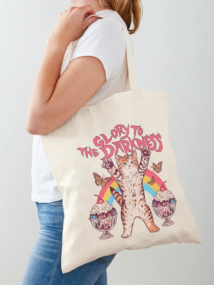 

Сумка-тоут Glory To The Darkness, мужская холщовая сумка-тоут, роскошная женская эко-пакет
