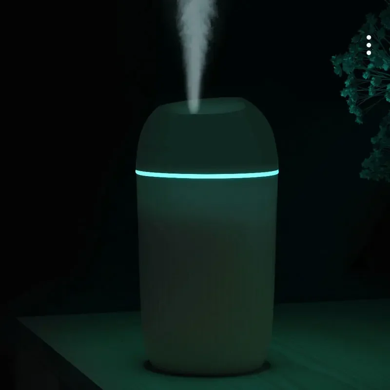 Humidificador de aire USB, difusor de aceites esenciales, purificador de coche, generador de niebla aromática, difusor de luz nocturna silenciosa para el hogar y la Oficina, humidificador con olor