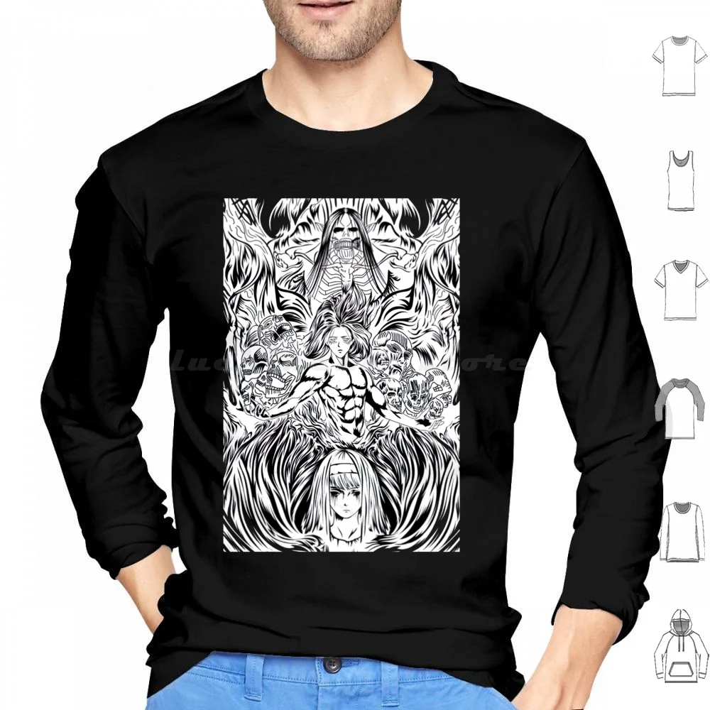 Aonts Hoodies Long Sleeve Attack On Titan Attack On Titan Anime Attack On Titan Eren Yeager Manga