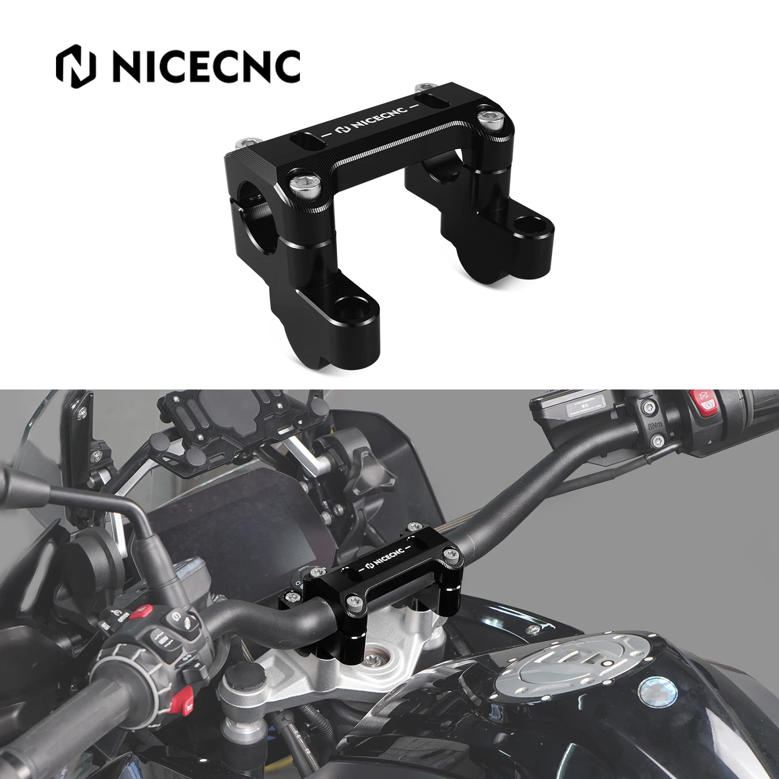 

For BMW R 1250 GS 2019-2023 R1250GS Adventure 2019-2024 Motorcycle Handlebar Riser 45MM 6061-T6 aluminum alloy