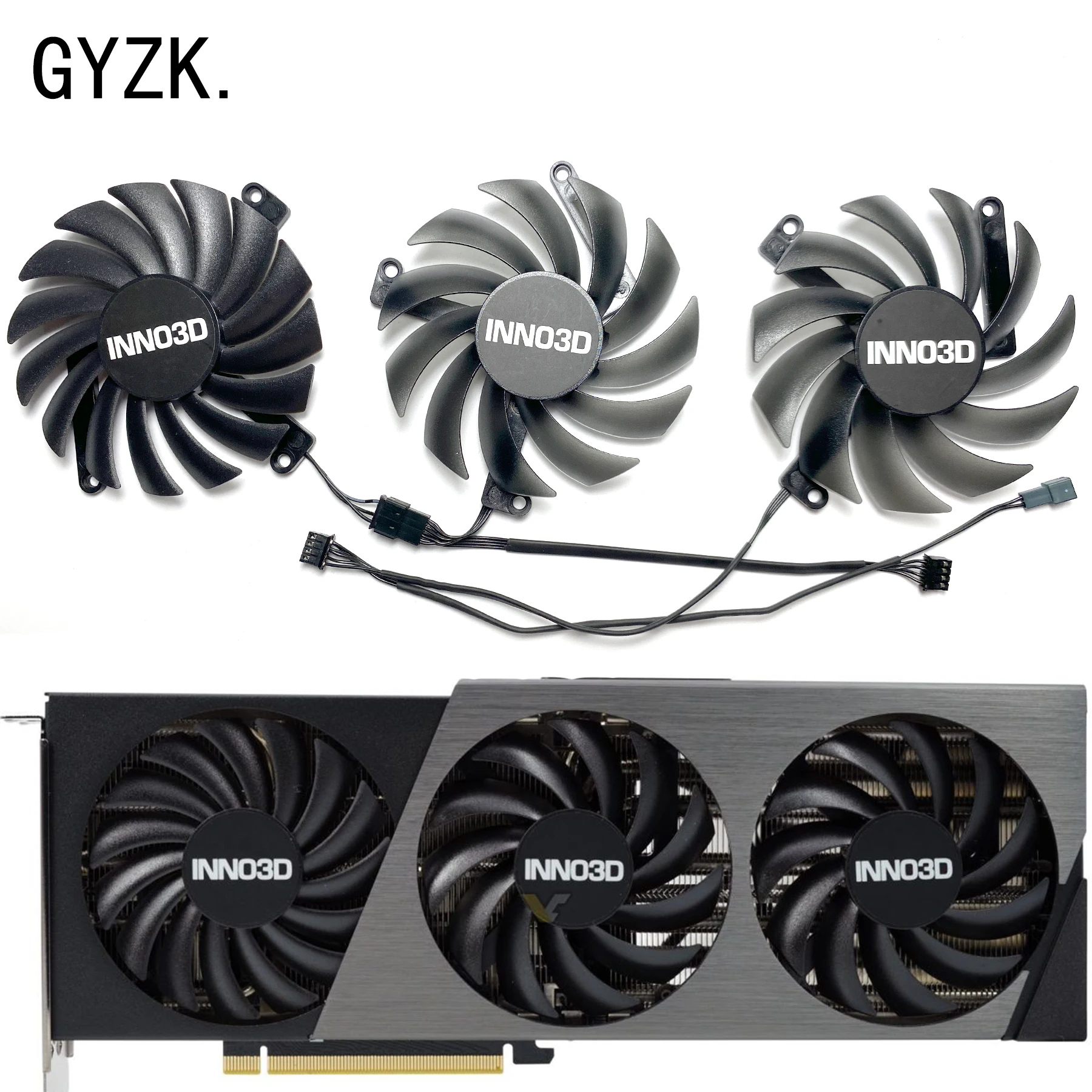 그래픽 카드 교체 선풍기 CF-12910S CF-12915S, INNO3D RTX 4070 GeForce RTX4070 4070ti X3 OC용 신제품