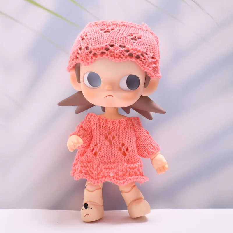 Abito maglione lavorato a mano per decorazioni per bambole adatto per cappello da bambola Ga Zi Sister e accessori di ricambio per abbigliamento