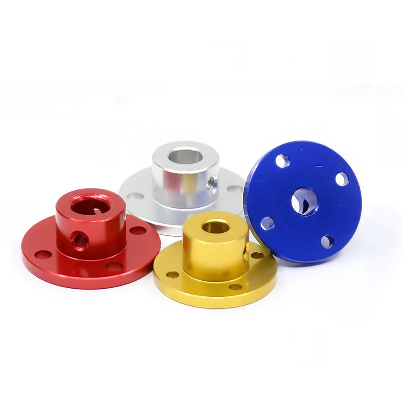 1Pcs Colored Aluminium Rigid Flange Coupling 3mm/4mm/5mm/6mm/8mm Motor Guide Shaft Coupler Motor Connector 3D Printer 5