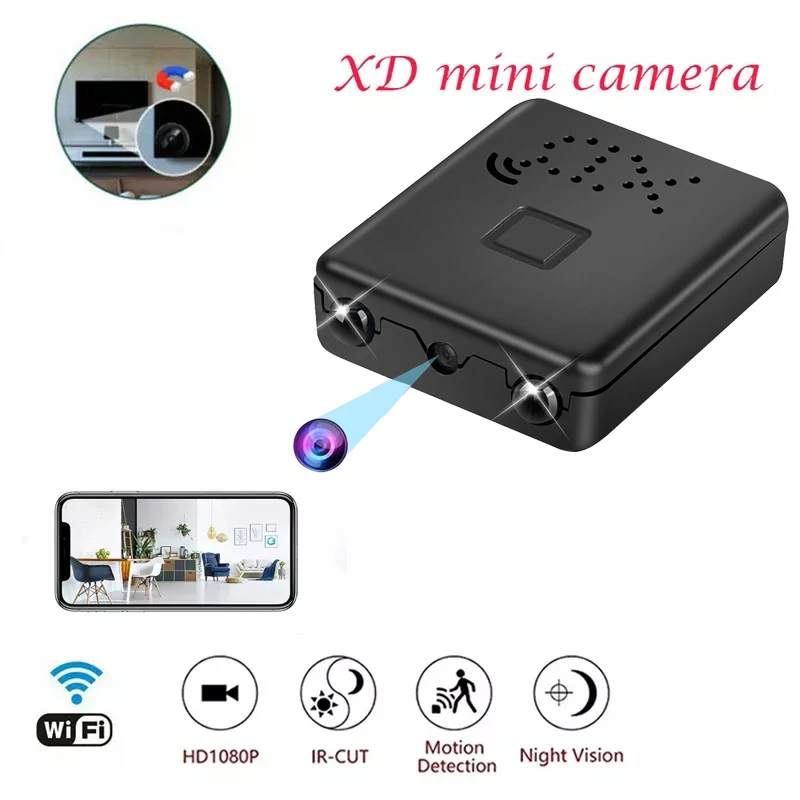 Full HD 1080P Mini ip Cam XD WiFi Night Vision Camera IR-CUT Motion Detection Security HD Video Recorder Suport Hidden TF card