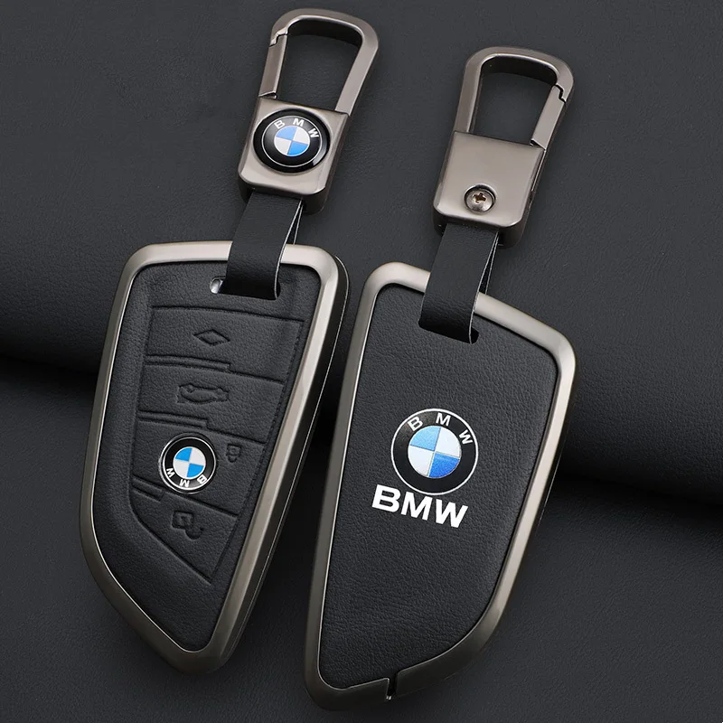 Car Key Case Cover Protector Shell for BMW X1 X3 X5 X6 X7 1 3 5 6 7 Series G20 G30 G11 F15 F16 G01 G02 F48 Car Accessories