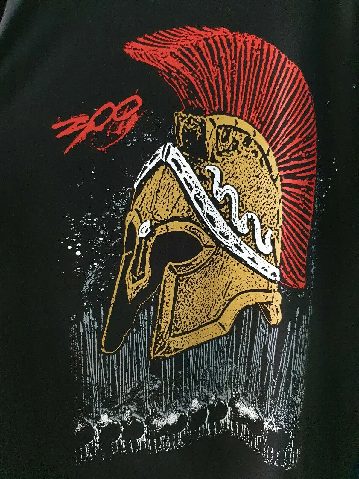 

"300" Spartan Warrior Helmet T Shirt. Short Sleeve 100% Cotton Casual T-shirts Loose Top Size S-3XL