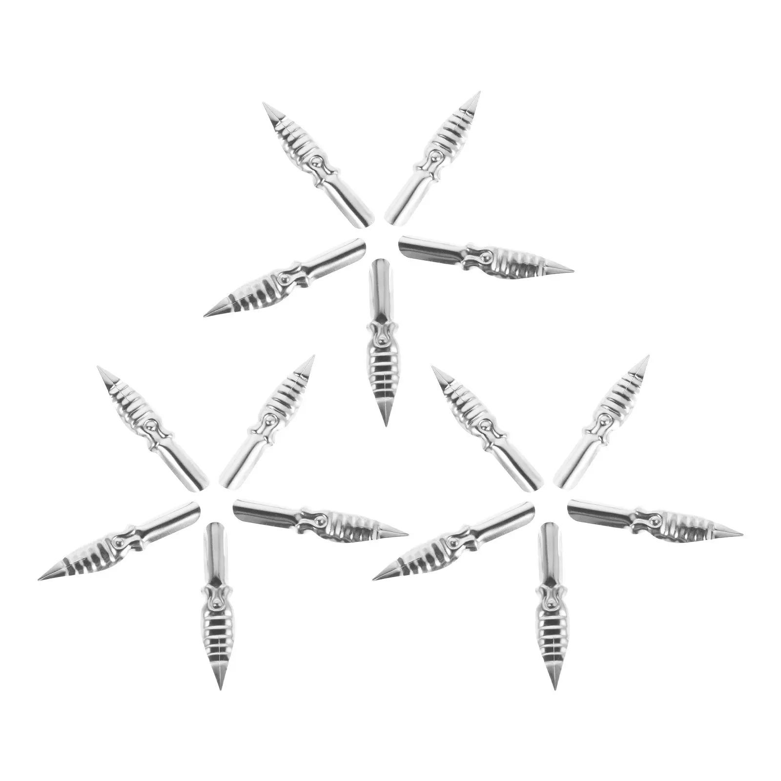 

15Pcs Calligraphy Nibs Oblique Nib Holder Replacement for Fountain Pen Fine Nibs Drawing Dip Pen Pack for Artists Professional