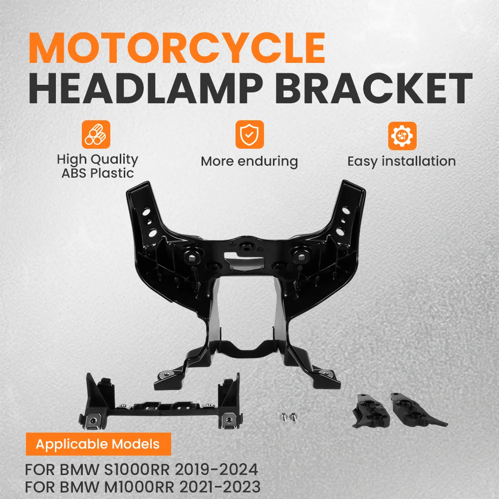 

Motorcycle Front Upper Fairing Cowling Headlight Headlamp Stay Bracket Holder For BMW S1000RR 2019-2024 M1000RR 2021 2023