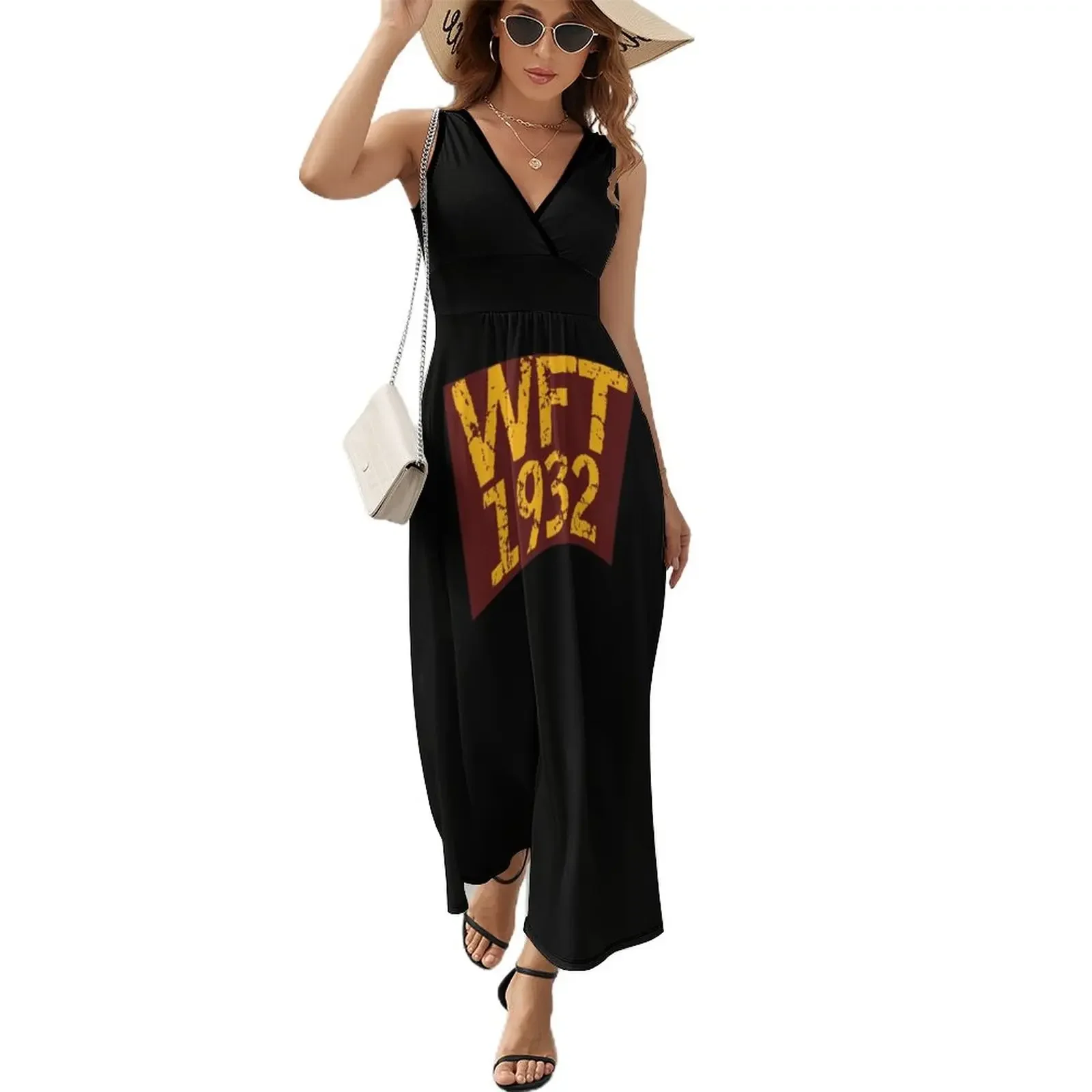 

Washington Football Team Washington Dc WFT 1932 Vintage Sleeveless Dress luxury dresses Female dress Women long dress