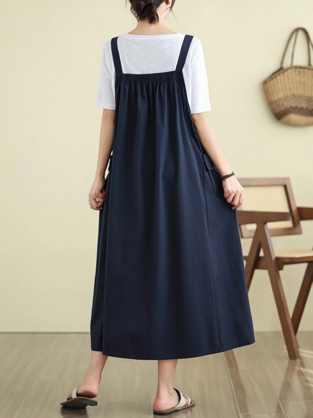 ملابس العمل اليابانية الرجعية ter Dr ملابس خارجية صيفية رفيعة فضفاضة غير رسمية كسول Sle حزام طويل Dr #4