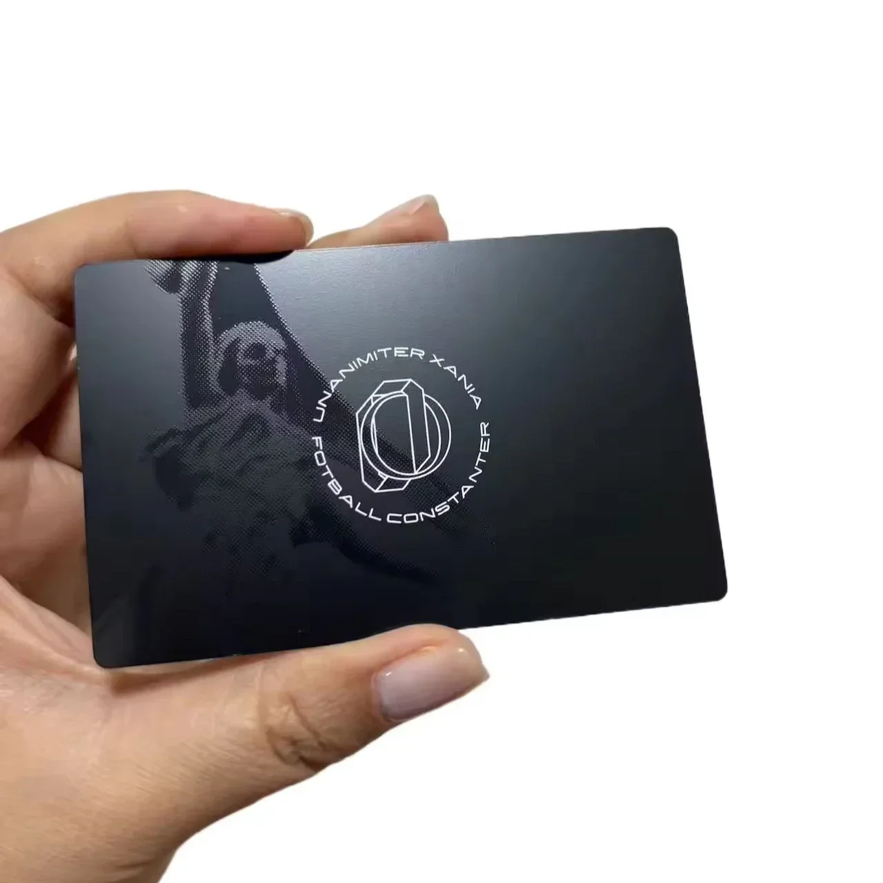 

Engraved Matt Metal Nfc Business Card Metal Nfc Hybrid Card Metal Business Cards With Nfc