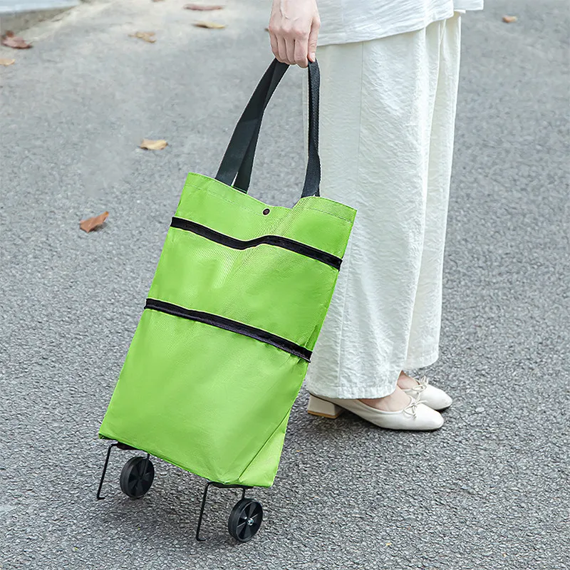ポータブル折りたたみ式ショッピングカート野菜購入用手引きミニトロリー軽量ホイール付き家庭用回収カート