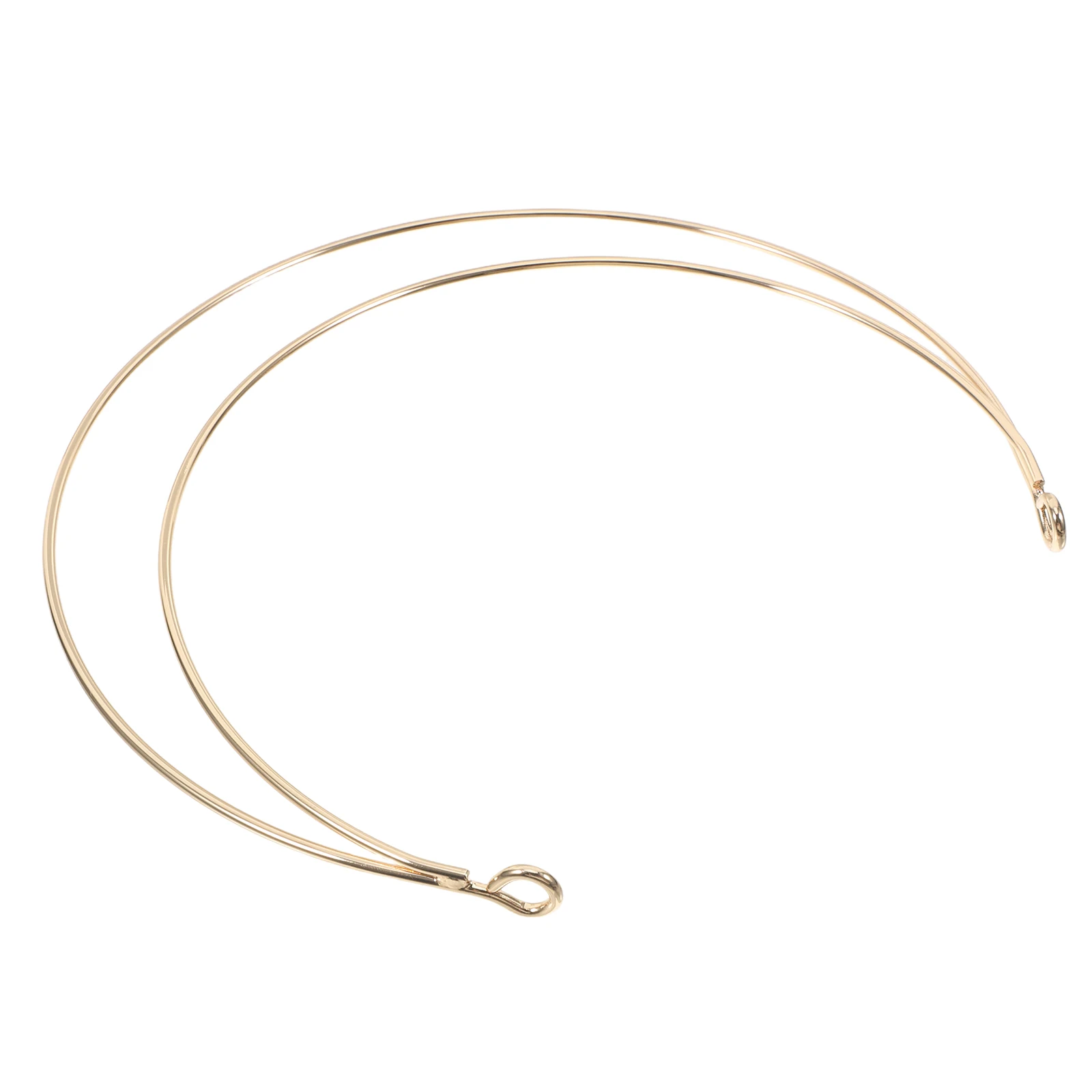 

Luxury Gold Headpiece Goddess Accessories Tiara Moon Crown Wedding Bridal Hair Band Double Layer Metal Frame Flower