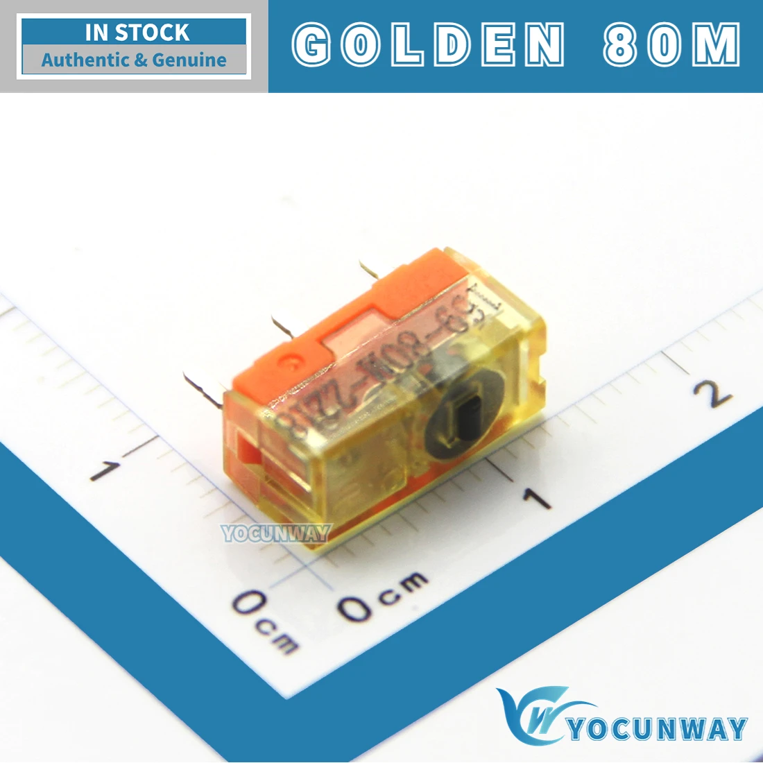 TTC-interruptor dorado a prueba de polvo, microinterruptor para ratón de juego, 30, 60, 80 millones de clics, vida útil, Original, nuevo