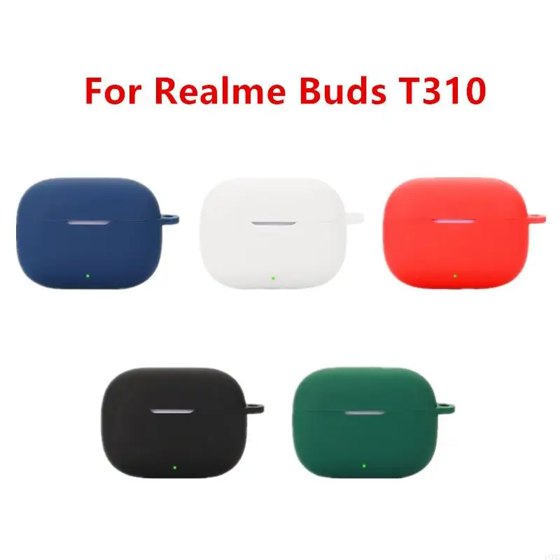 حماية حقيبة الحمل للصدمات ل Realme Buds T310 سماعة رأس T310 غلاف سيليكون مقاوم للغبار قابل للغسل غطاء صندوق شحن