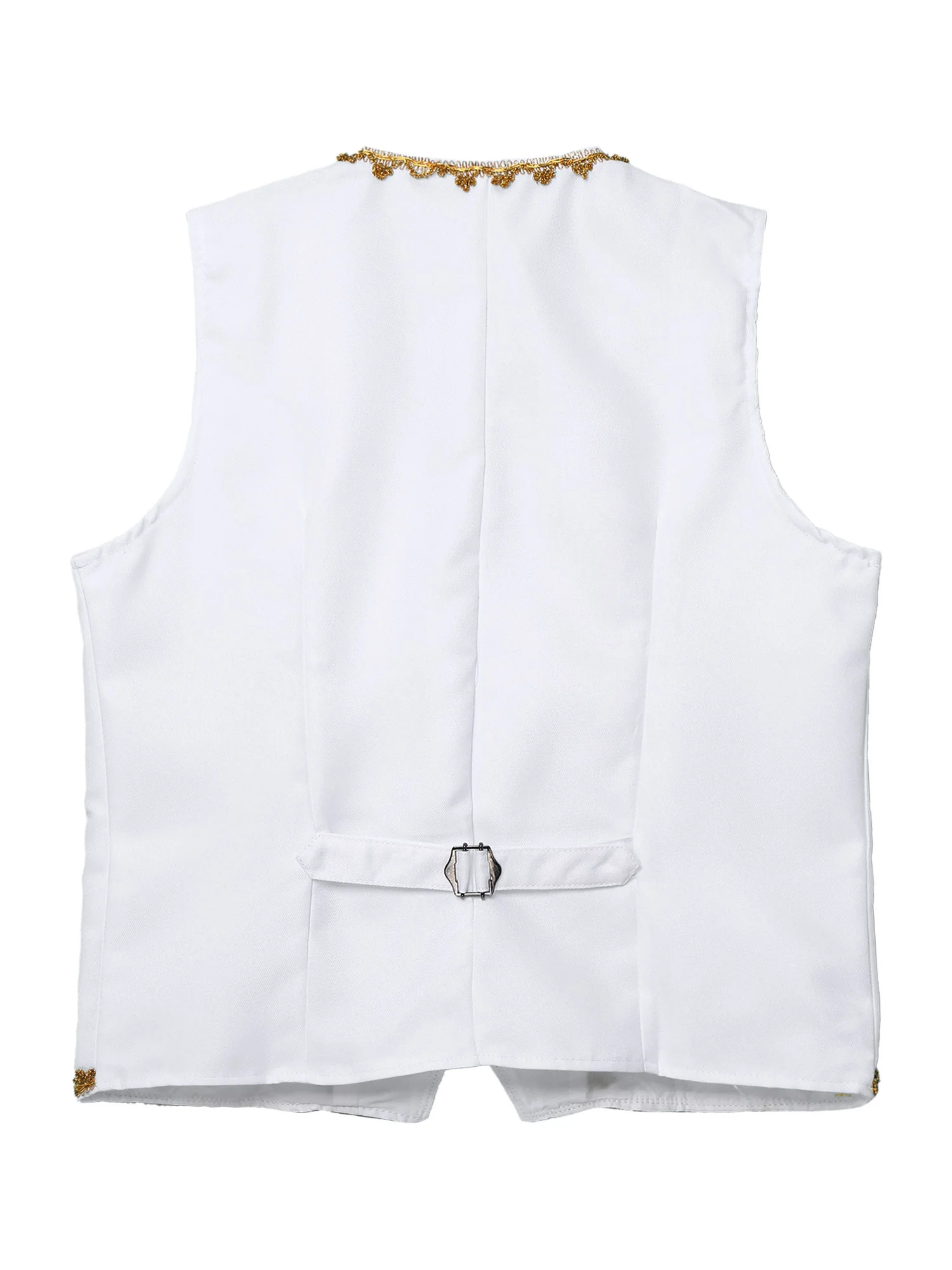 Men Halloween Arabian Prince Costume Jacket Cardigan Tops Street Rat Waistcoat Cosplay Party Sleeveless Steampunk Victorian Vest