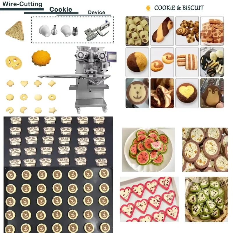 Automatic Cookie Shredder Commercial Butter Chocolate Chip Cookie Maker for Bakeries