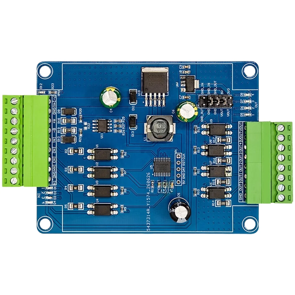4 Channel Digital Input Output Module RS485 For Modbus For Rtu For Ttl DC 7-24V For Plc Automation Control System Industrial