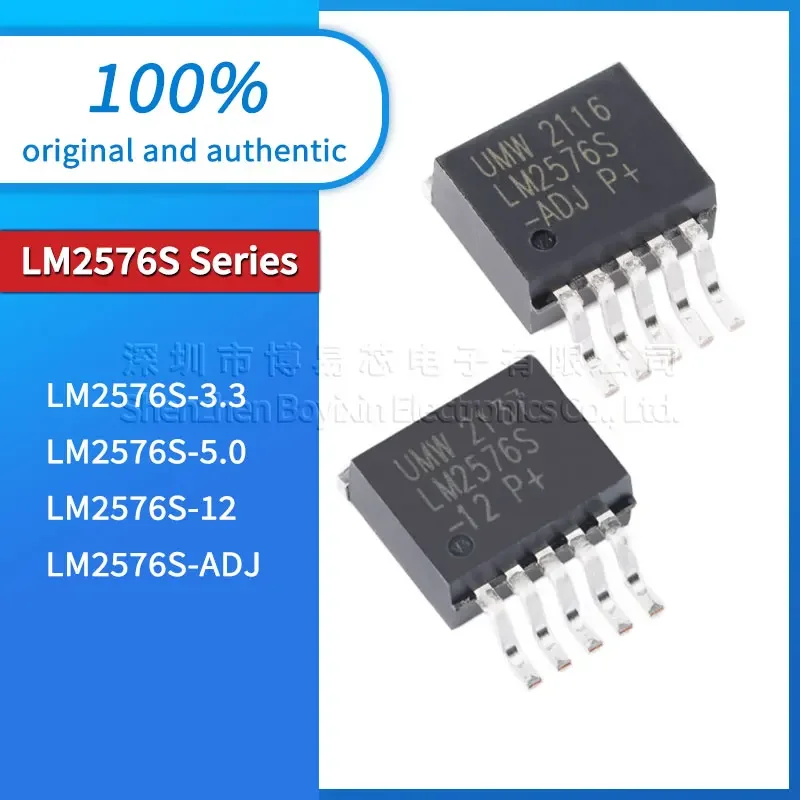 

5pcs/batch LM2576S-ADJ LM2576S-12 LM2576S-5.0 LM2576S-3.3 Original genuine TO-263-5