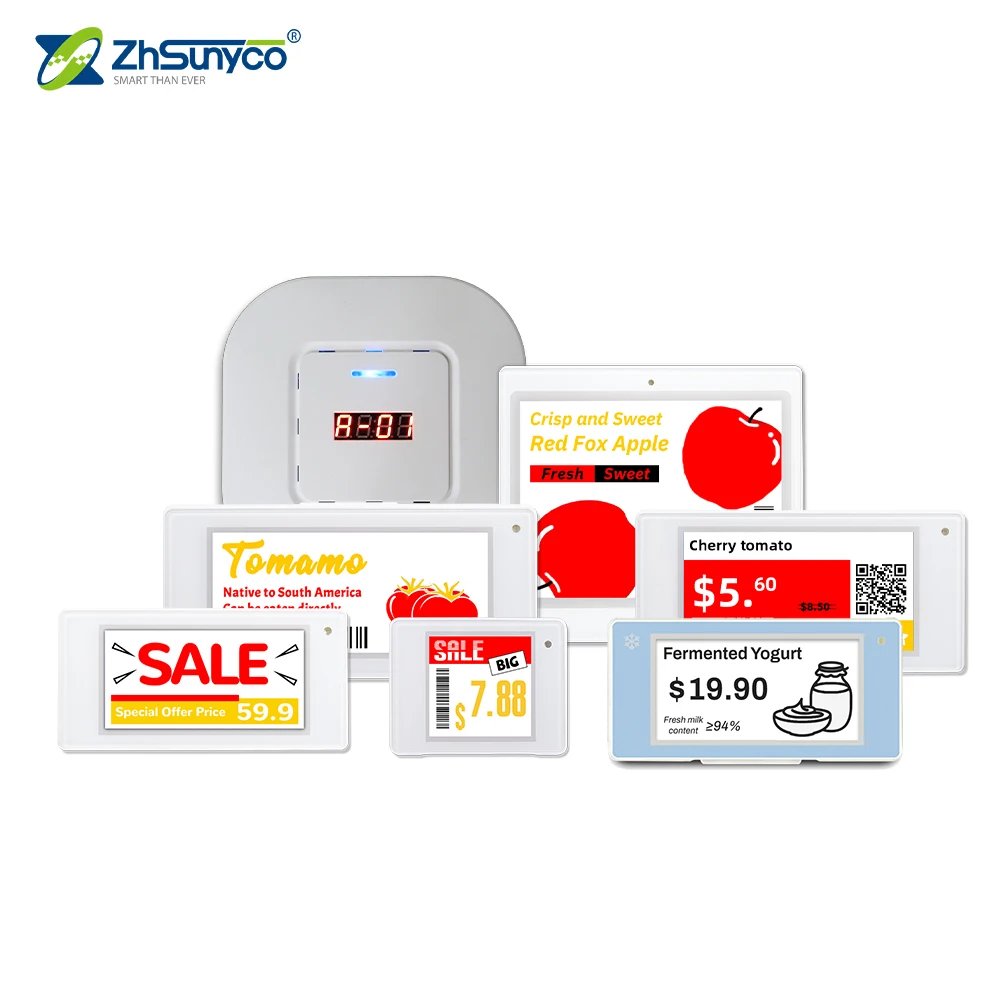 

E Ink Epaper Esl Electronic Shelf Label System Demo Kit Digital Price Tag Display