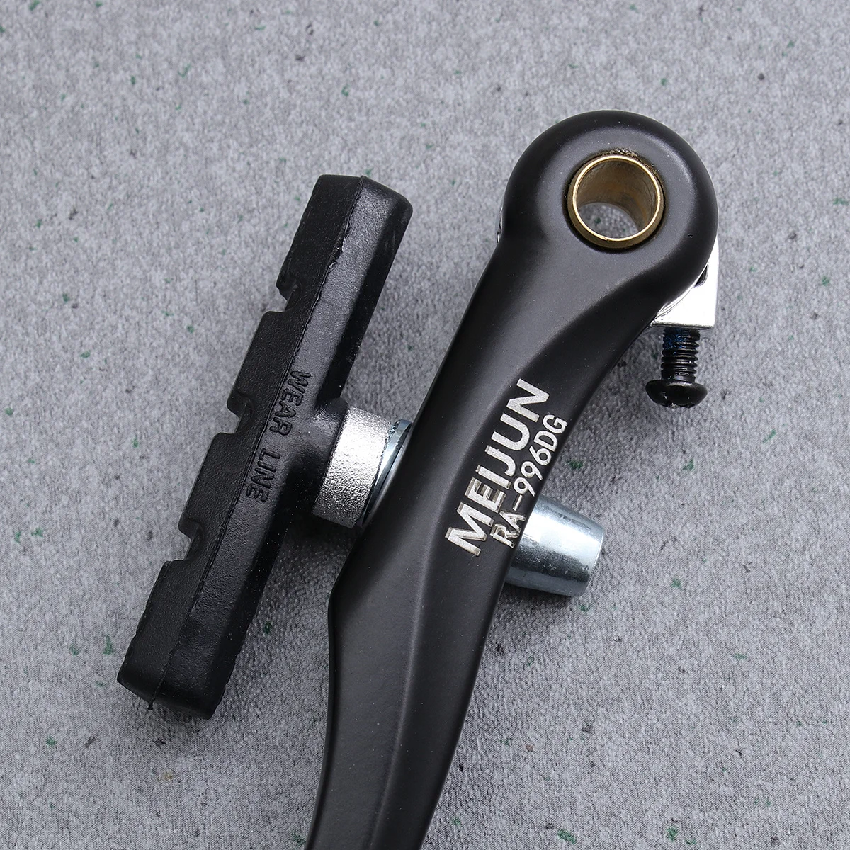 

One Pair Bike Pads Aluminum Alloy Brake Blocks Wear-Resistant Rubber Easy to Change Cycling Braking Shoes