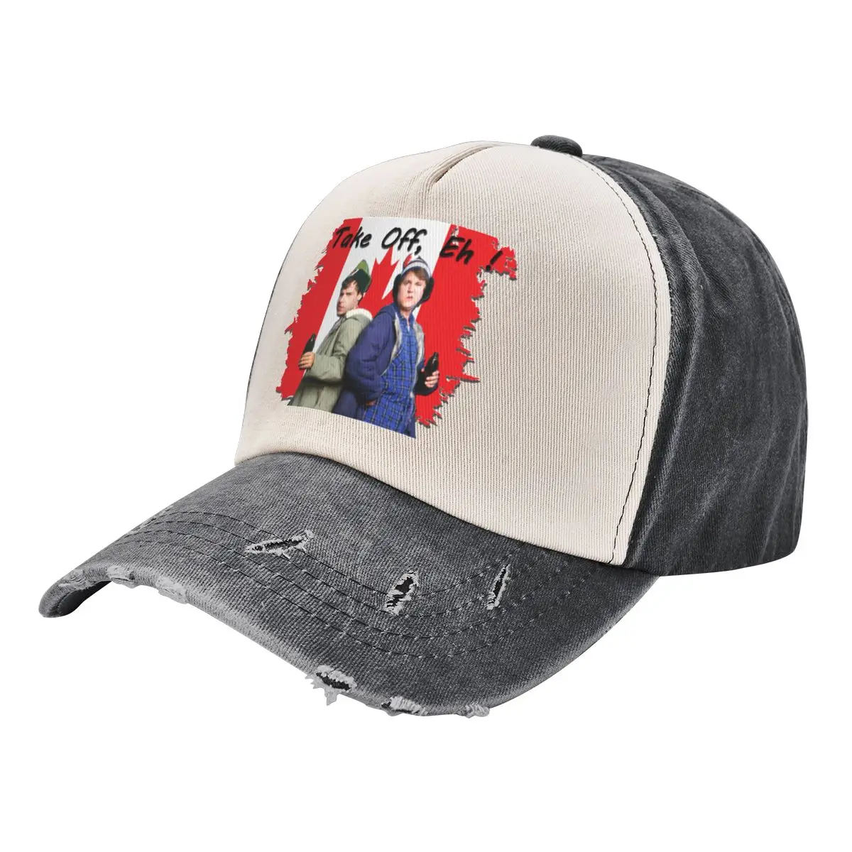 Bob and Doug McKenzie Take Off Eh! - Vintage Canadian Comedy SCTV Baseball Cap Big Size Hat Sunscreen For Women Men's