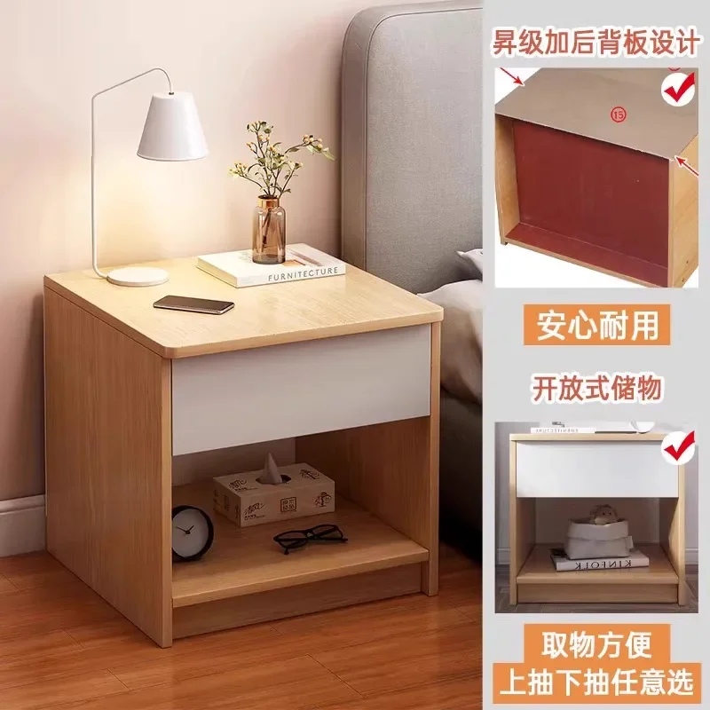 Bedside table Household bedroom Storage cabinet Rental room Light luxury creative hotel special locker Simple rack