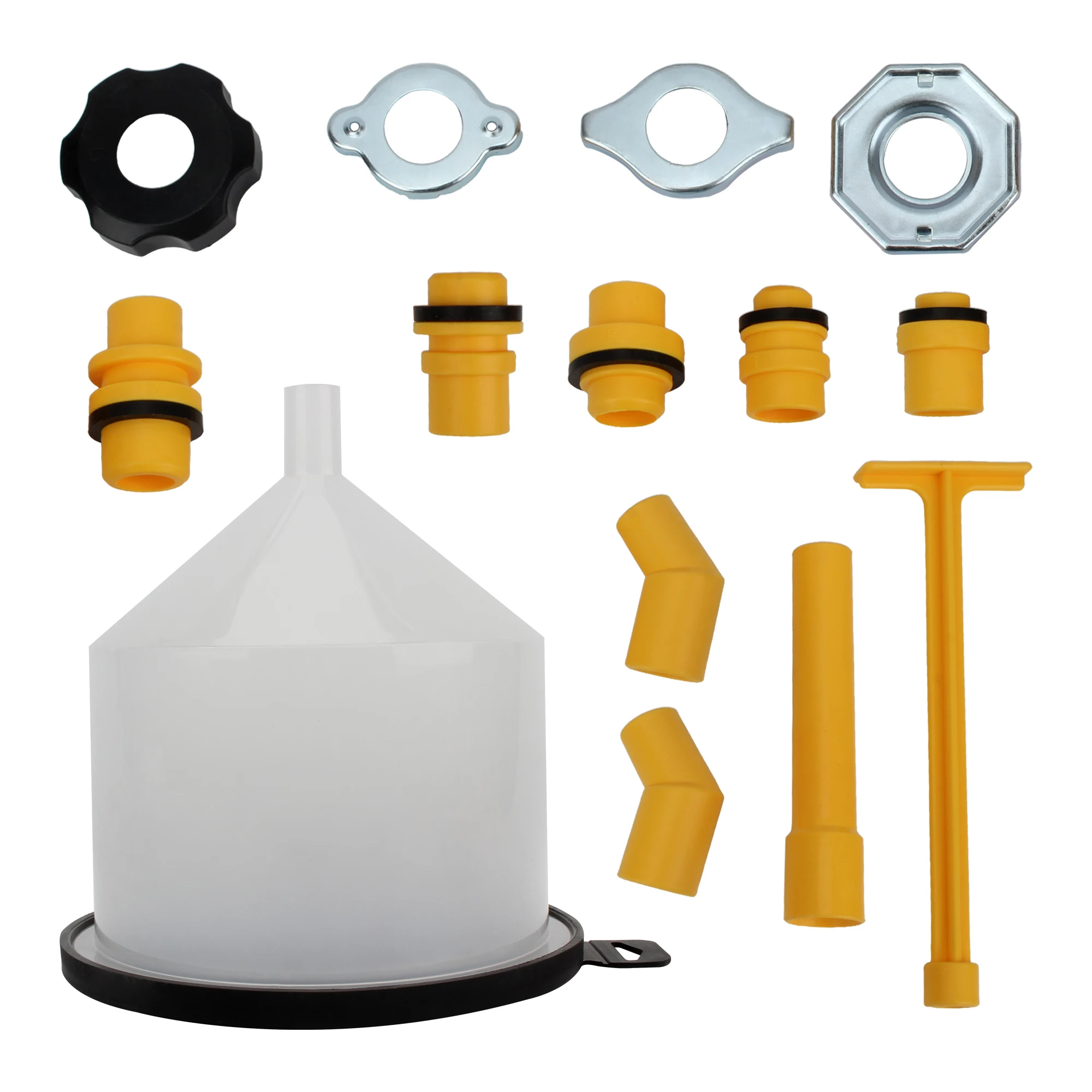Universal Vehicles Pour Oil Tool Spill Proof Coolant Filling Kit Plastic Filling Funnel Spout