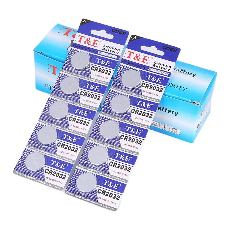 5-50pcs CR2032 3V Lithium Button Battery, DL2032 ECR2032 Compatible with Watch, Toy, Car Key & Remote Control Calculator