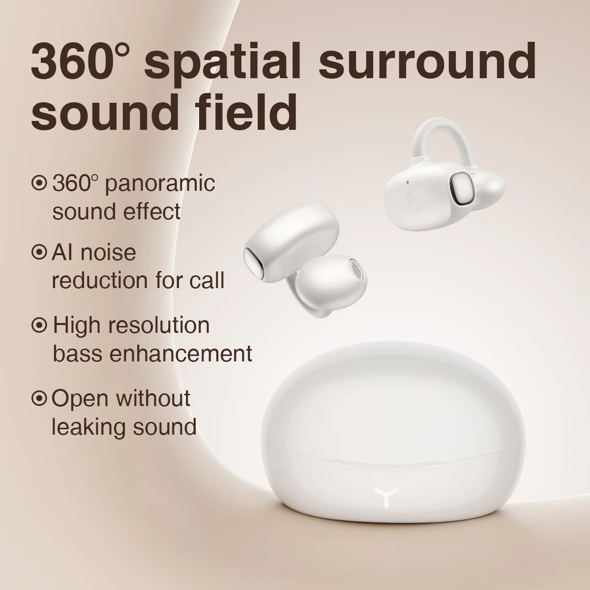 

Bluetooth earphones new sports wireless ear clip earphones with active noise reduction and waterproofing