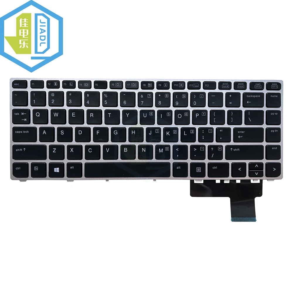 English US Backlight Keyboard for HP EliteBook Folio 9470M 9470 9480 9480M 702843-001 697685 USA English A English Backlight New