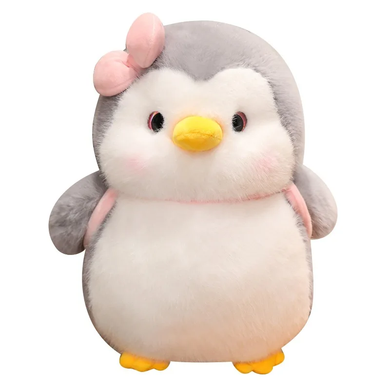 非常に幼児向けの逃走ペンギンぬいぐるみ、かわいい冬のペンギン人形、クリエイティブな人形、子供のおもちゃギフト