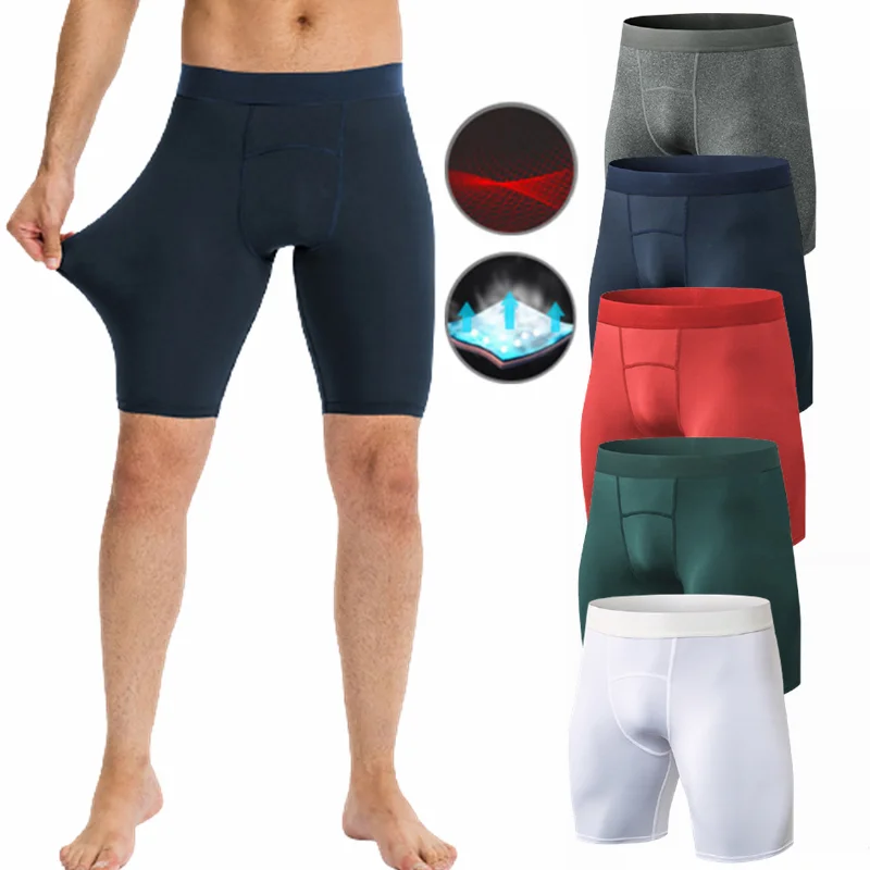 

Men's Compression Quick-Drying High Elastic Short Leggings Running Leggings Gym Fitness Sports Shorts Leggings Men