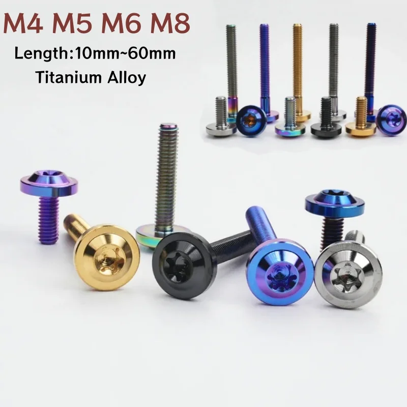 

Bolts Ti Pvd Torx Screws M4 M5 M6 M8 For Motorcycle Riding Modification Fasteners Multi-colour Anti-theft Bolt
