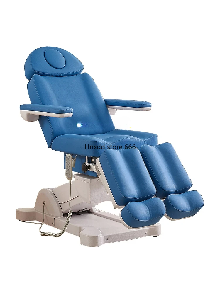 Electric Lift Beauty Care Bed Beauty Salon Nail Bed Split Leg Rotary Multifunctional Pedicure Chair