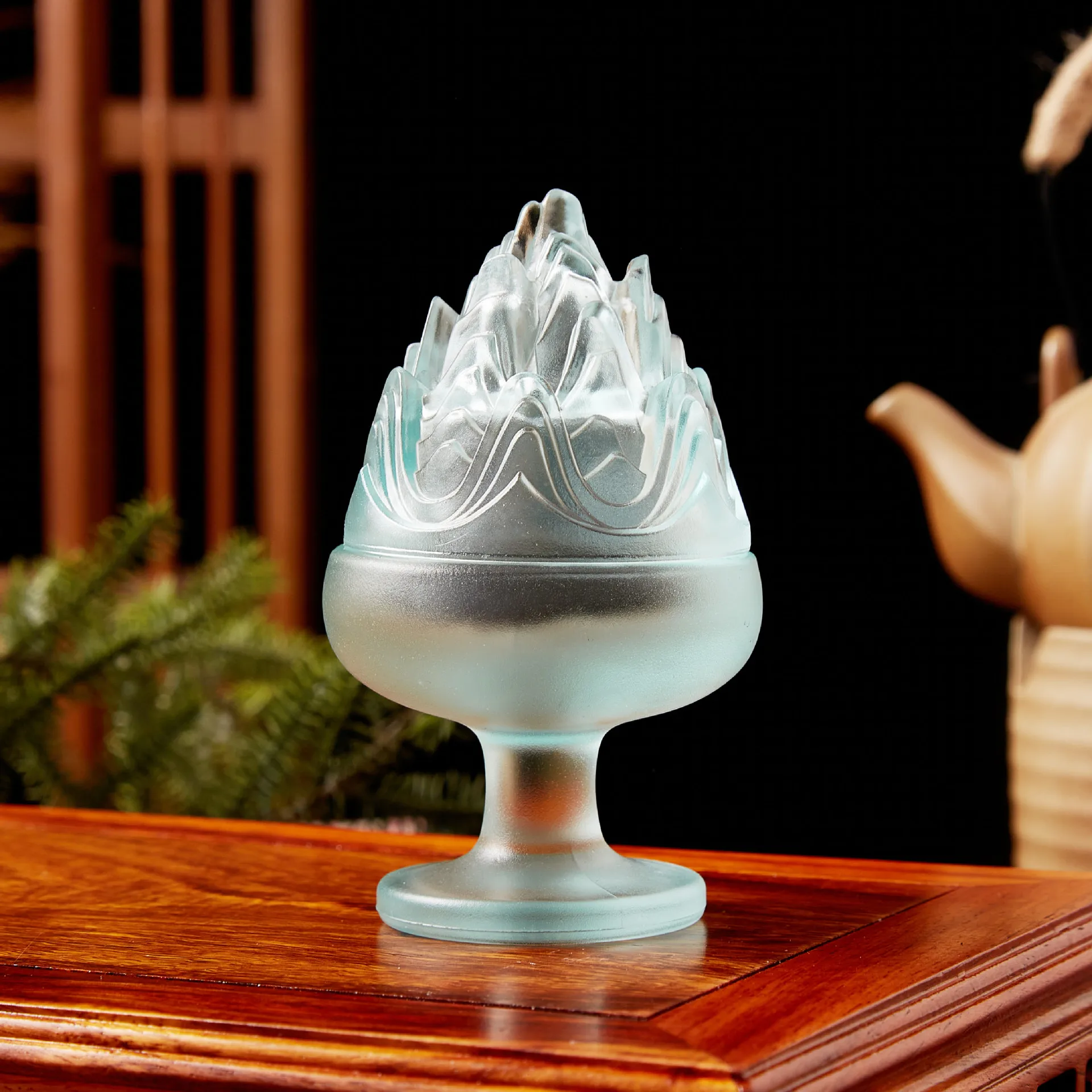 

Cz ancient coloured glazed burner tea ceremony sandalwood burner seal burner cultural and creative