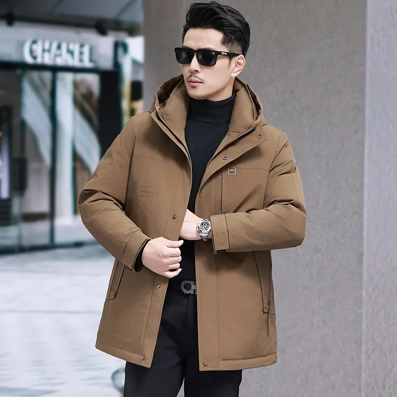 Men's Winter Down Jackets Hooded Jackets Designer Clothes Men Parka Duck Down Padding Men's Padded Jacket Coats for Men