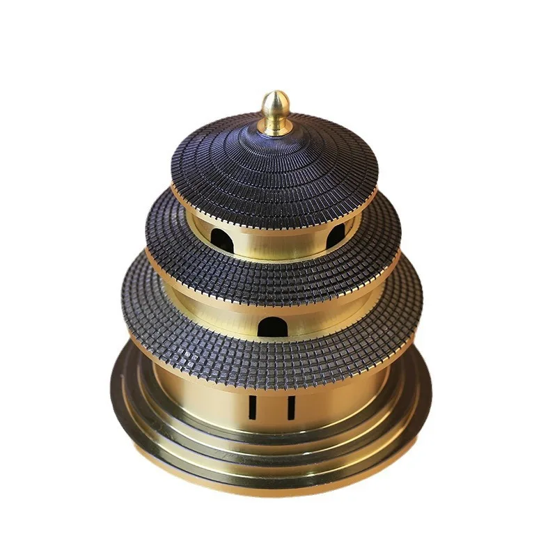 Metal Incense Burner Copper Chinese Style Incense Burner Ornament Home Room Tea Ceremony Living Room Incense Burner Antique Styl