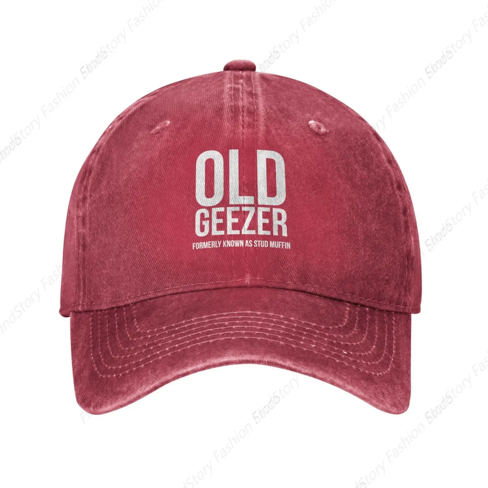 Old Geezer Baseball Cap Trucker Denim Hats Cotton Golf Dad Hat for Men and Women All Seasons Daily Sports