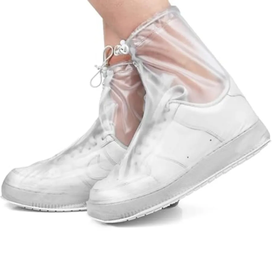 

Waterproof Shoe Covers, Rain Shoe Covers, Transparent Reusable Non Slip Shoe Cover for Outdoor Women and Men