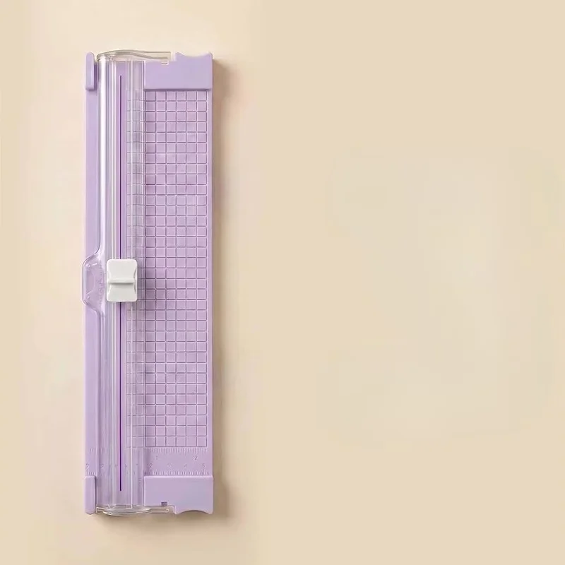 5/2 Pieces in Random Colors, New Colorful Paper Cutter, Non-Electric, Plastic Material, A4 Size, Very Suitable for Paper Cutting, Office Use, Journaling, School Supplies, Graduation Projects, Halloween and Christmas Gi view 3