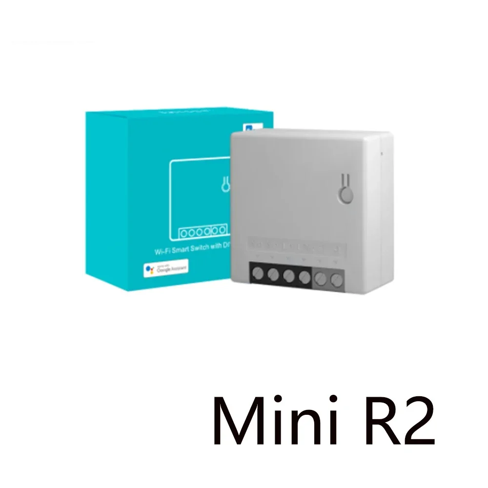 Genuine  MINI R2 MINIR2 Two Way Smart Switch Small Body Remote Control WiFi Switch Support External Switch For Alexa Google Home