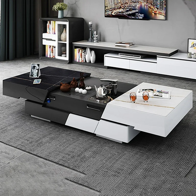 

Italian Elevator Coffee Table Extendable European Storage Unique Luxury Coffee Table Nordic Designer Muebles De Sala Furniture