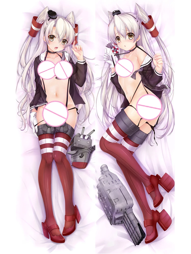 

Dakimakura Anime Pillow Cover Amatsukaze Double Sided Print 2Way Cushion Bedding Gifts