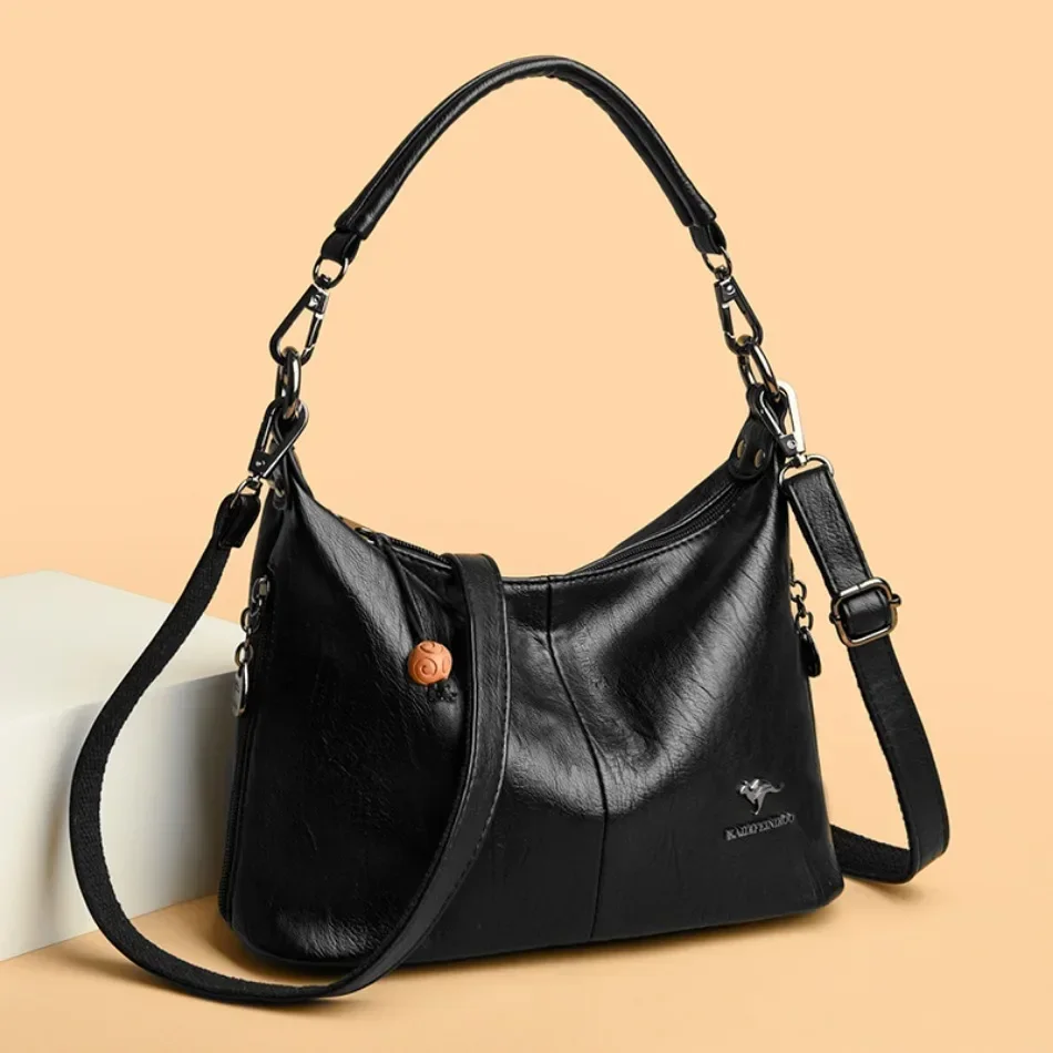 Fashion Handbags Women Bags Designer Solid Color HIgh Quality Leather  Crossbody Bags for Women 2024 Casual Bags Shoulder Bag