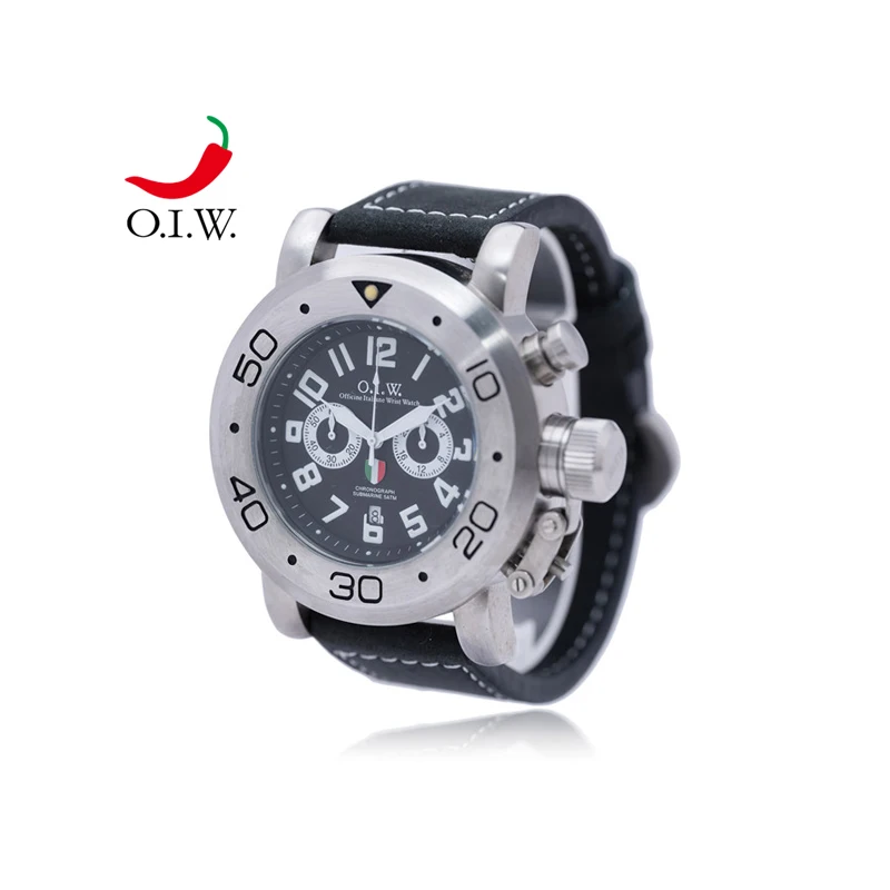 Мужские кварцевые часы в европейском и американском винтажном стиле, с роскошным кожаным ремешком диаметром 24 мм, минималистичным циферблатом, стеклянным кристаллом.