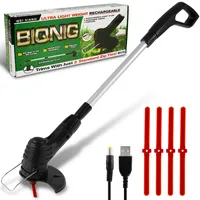 Electric Grass Trimmer Portable Rechargeable Cordless Bass Noise Flower Gardening Pruning Handheld Small Lawn Mowing Garden Tool