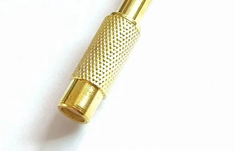 

1/5/10PCS Audio Adapter 6.35mm 1/4" Male Mono Plug to RCA Female 6.5mm to AV Jack Audio Adapter Connector TS For Home KTV s1