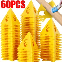 60/10PCS Mini Cone Paint Pyramid Stands Triangle Support Frame Woodworking Tripod Spray Painting Brackets Block Auxiliary Tools